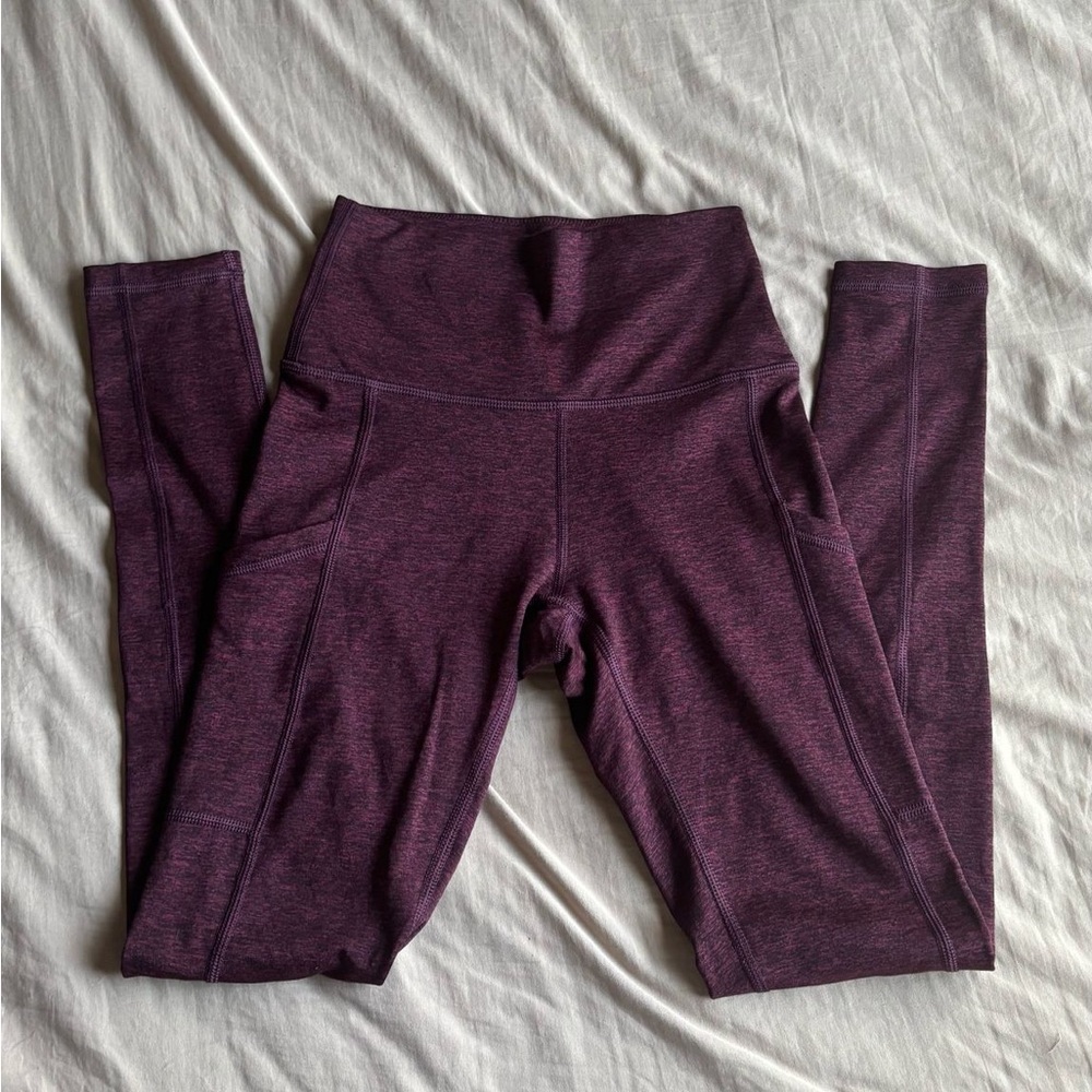 Aerie Women Maroon Leggings Size Small Athletic